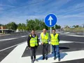 El subdelegado visita las obras de rehabilitación en la N122 entre los términos municipales de Zamora y Fresno de la Ribera