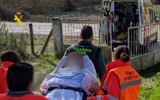 Imagen de un rescate de la Guardia Civil en Zamora