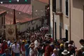 Llegada de la romería de la Virgen de la Concha a La Hiniesta