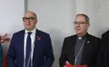 Ignacio Enríquez Sobrino junto al obispo de Zamora, Fernando Valera en una imagen de archivo 