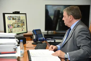 El Consejero de la Presidencia de la Junta de Castilla y León Luis Miguel Gago participa en la reunión de Pleno de la Conferencia Sectorial de Administración Pública | JCyL- ICAL