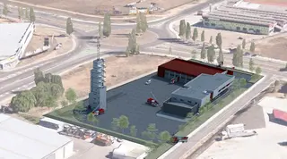 Plano Parque Bomberos