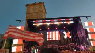 Celebración del ascenso a Primera Federación del Zamora CF. Plaza Mayor