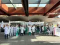 Imagen de huelga sanitaria. Archivo