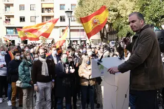 Ortega Smith afirma que si Mañueco fuera "por desgracia" otra vez presidente sin Vox seguiría "haciendo nada de nada"