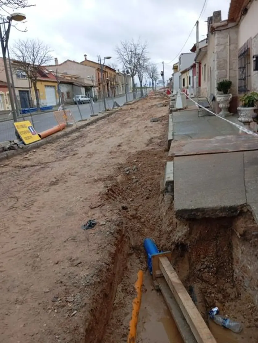 Obras en la calle Fermoselle