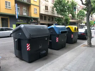 Contenedores en Zamora. Archivo