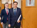 Miriam Chacón / ICAL. El consejero de Economía y Hacienda y portavoz, Carlos Fernández Carriedo, comparece en rueda de prensa posterior al Consejo de Gobierno