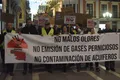 Manifestación Stop Biogás Zamora en diciembre de 2024
