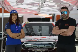 Ruben Gracia y Sara Garcia Baja Lorca paddock @kfoto