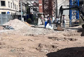 Arquitectos en el Mercado de Abastos