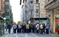 Un grupo de turistas en Zamora. Archivo
