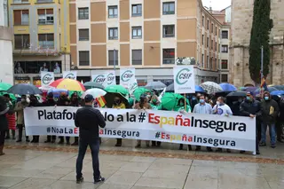 Un instante de la concentración