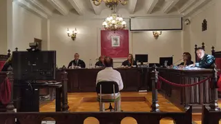 Juicio contra el acusado de agresión sexual en Zamora el pasado mes de octubre de 2024 en la Audiencia Provincial
