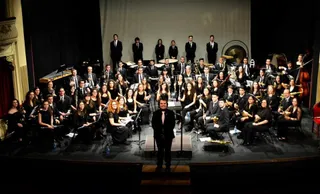 Actuación de la Banda de Música de Zamora. Archivo