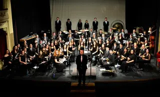 Actuación de la Banda de Música de Zamora. Archivo