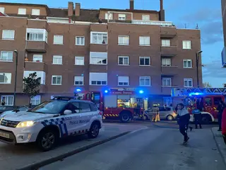 Imagen del operativo en la zona