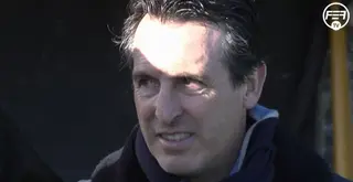 Unai Emery, durante el Real Unión Club- Zamora CF