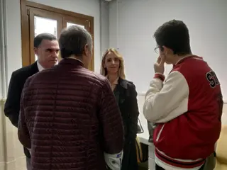 Cayetana Álvarez de Toledo en los juzgados de Zamora Foto Verónica Muriel