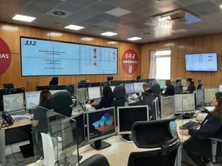 Sala de Emergencias 1-1-2 de Castilla y León. Archivo