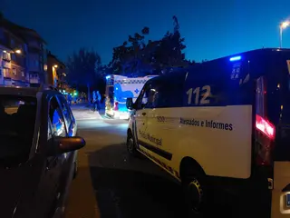 Ambulancia y Policía Local en Zamora capital