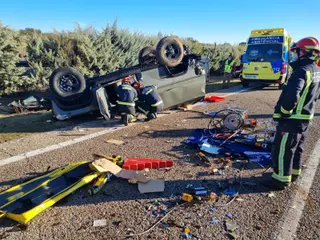 Accidente en la A 52 esta mañana