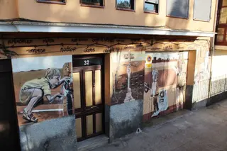 Nuevo mural en la calle Puente