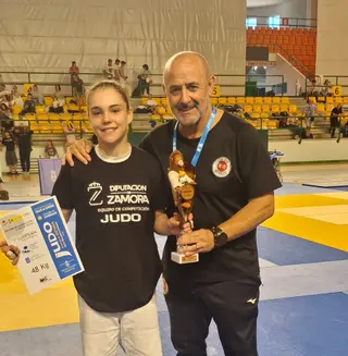 Elena Bahamonde en la Supercopa de España de Judo este fin de semana