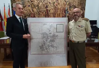 Un mapa, siglos de historia y una frontera: la pieza histórica que llega a Toro