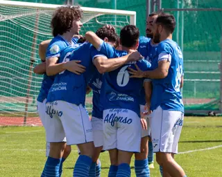 CD VIllaralbo celebrando el gol ante Unionistas B | CD Villaralbo