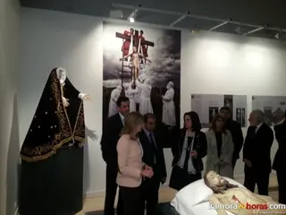 Una exposición reúne los iconos de la Semana Santa de Bercianos de Aliste tras ser restaurados por la Junta