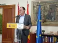 Subdelegado del Gobierno en Zamora en rueda de prensa este lunes.