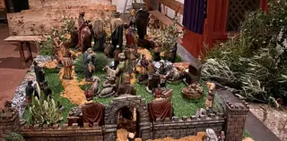 Nacimiento en la iglesia de Carbajosa de Alba