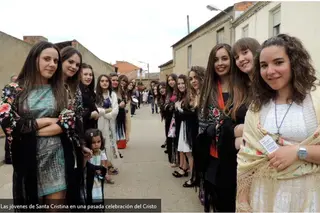 Las mozas de Santa Cristina cantarán el Ramo del Cristo por megafonía