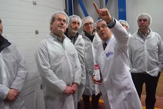 Guarido muestra buena disposición para agilizar los trámites de la ampliación de Leche Gaza