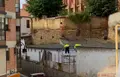 Trabajadores en una obra. Archivo