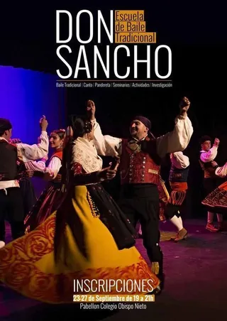 La Escuela de Baile Tradicional Don Sancho abre el plazo de inscripción del 23 al 27 de septiembre