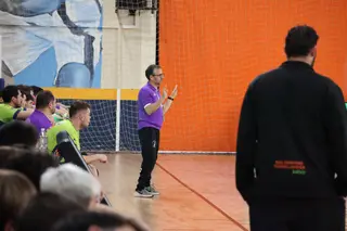 Félix Mojón durante el partido frente al Torrelavega de este sábado | Alejandro Sardón