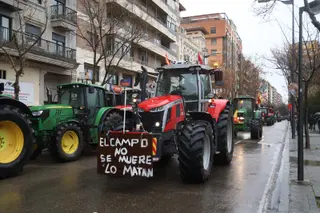 Tractorada en Zamora. Archivo