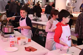 La actividad estaba enmarcada en el programa 'La Navidad en el Mercado' | Alejandro Sardón