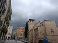 Cielo nuboso en Zamora. Tormenta sobre la capital. 