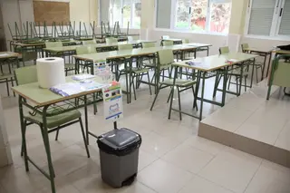 Prueba, exámen, aula.