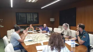 Reunión de coordinación en la delegación territorial