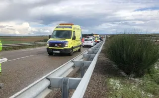 Imagen de archivo de un accidente en el mismo punto 