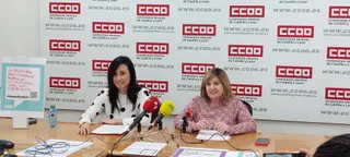 Carolina Morales y Trinidad Acebes. Archivo
