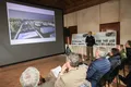 La visita de Margarita Robles a las obras de Monte la Reina-Archivo