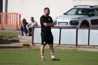 Miguel Romasanta dirigiendo un entrenamiento.FOTO: ZAMORA CF