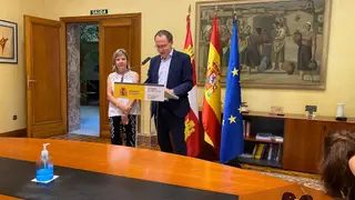 Ángel Blanco en rueda de prensa