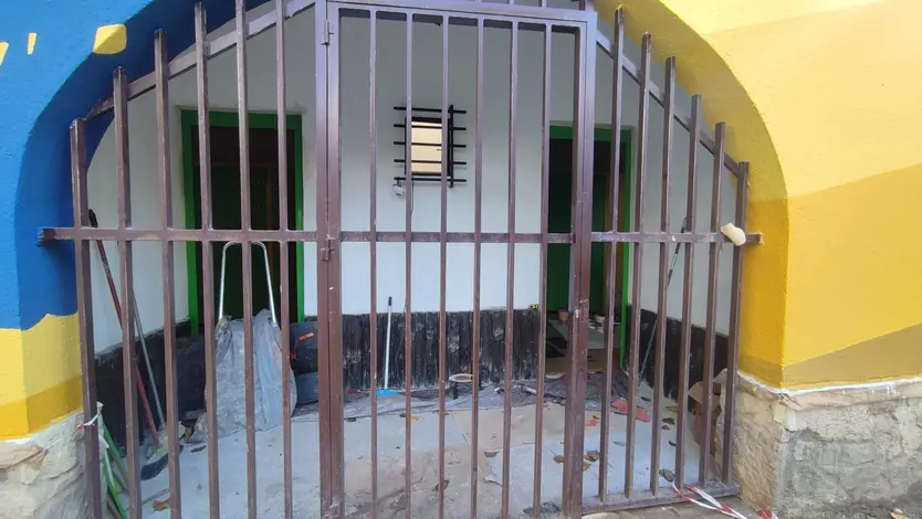 Obras en los baños de Valorio