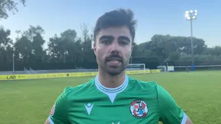 Erik Ruiz tras el partido